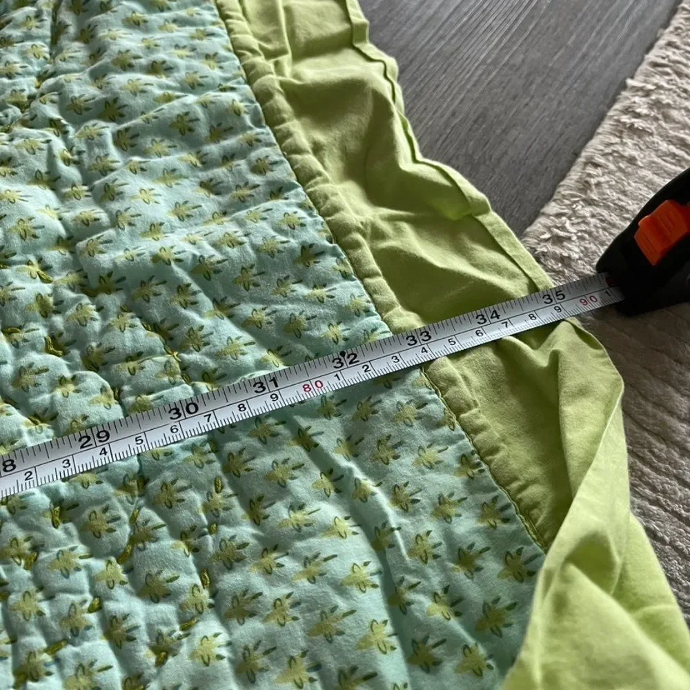 DEVI block print baby quilt